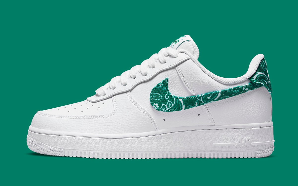 Nike Air Force 1 Low New Green Paisley