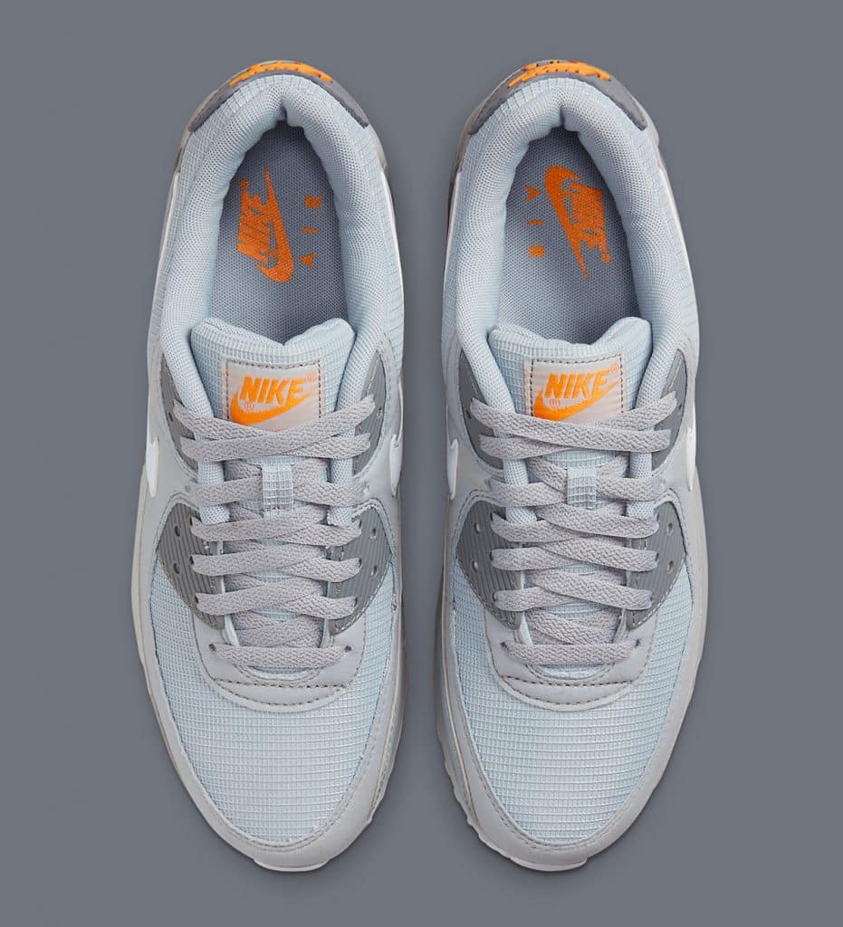 nike air max 90 grey orange dr0145 001 4