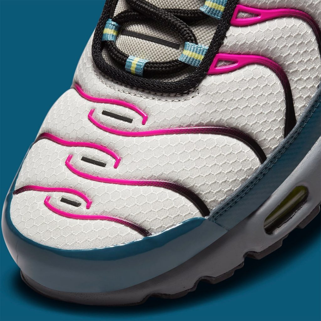 New Nike TN Air Max Plus Pink Teal and Volt