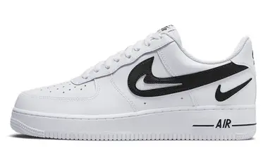Nike Air Force 1 Low White Black Cut-Out