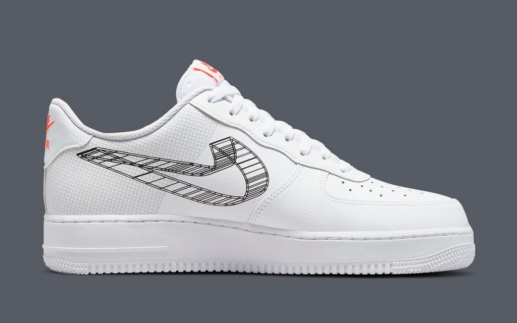 Nike Air Force 1 Low 3D Swoosh White