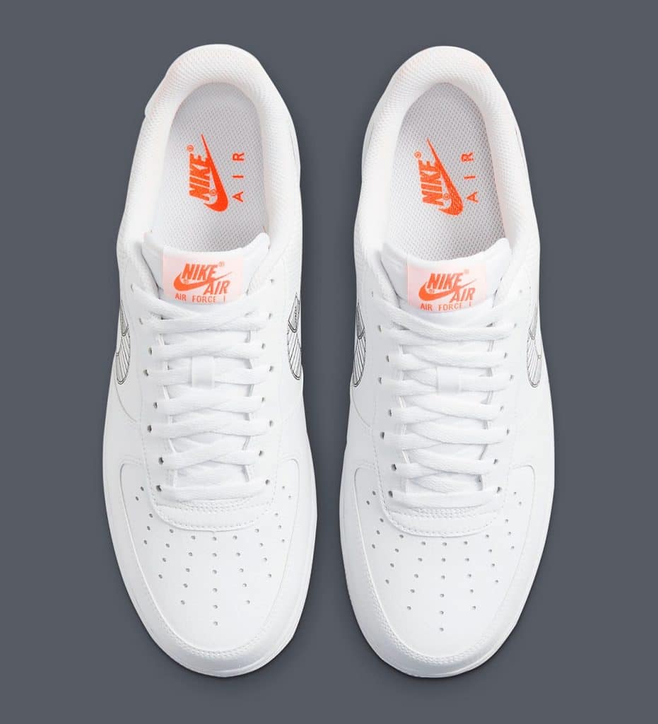 Nike Air Force 1 Low 3D Swoosh White