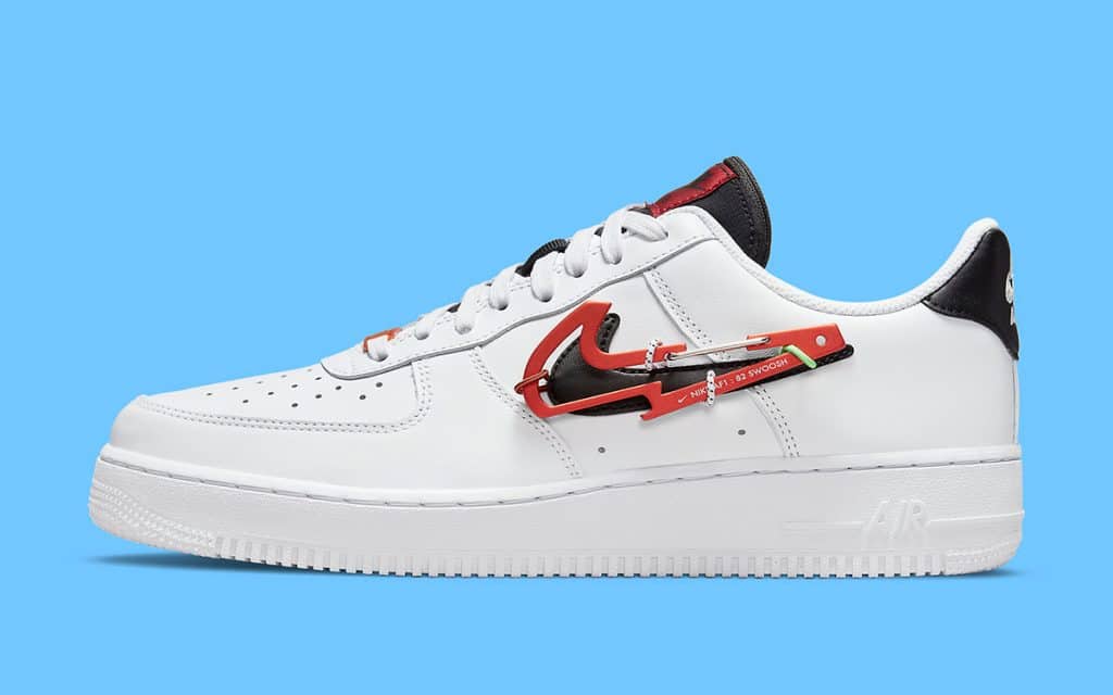 Nike Air Force 1 Low White Carabiner Swoosh