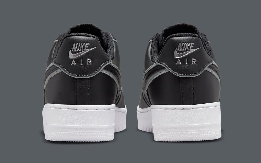 Nike Air Force 1 Black Reflective Piping