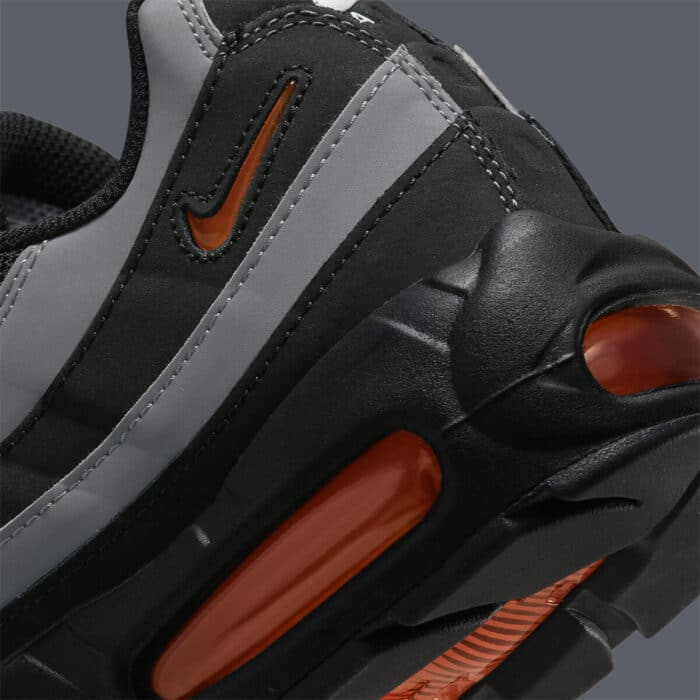 Air Max 95 OG in Black Silver and Orange