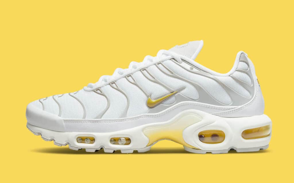 Nike TN Air Max Plus White and Lemon Colour