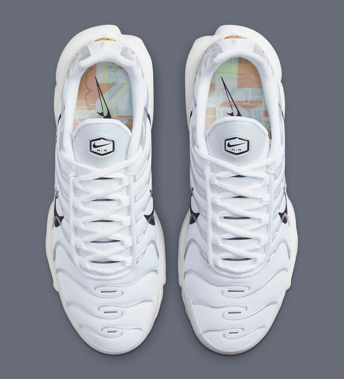 Nike TN Air Max Plus white Silver Swoosh summer 2022