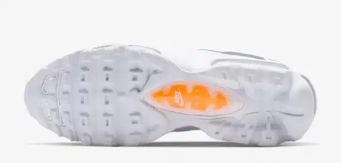 Nike Air Max 95 Ultra White Grey Total Orange