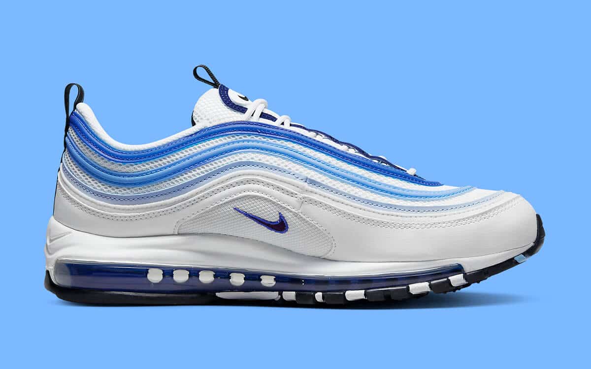 The New Nike Air Max 97 White Blueberry