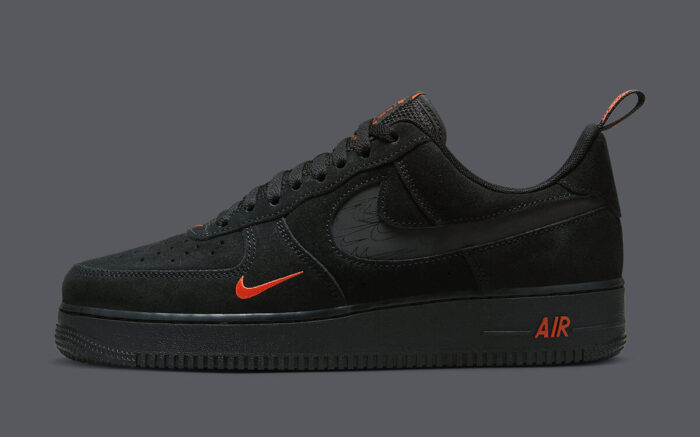 Nike Air Force 1 Low Reflective Black Orange Pack | Sitboy Sneaker Club ...