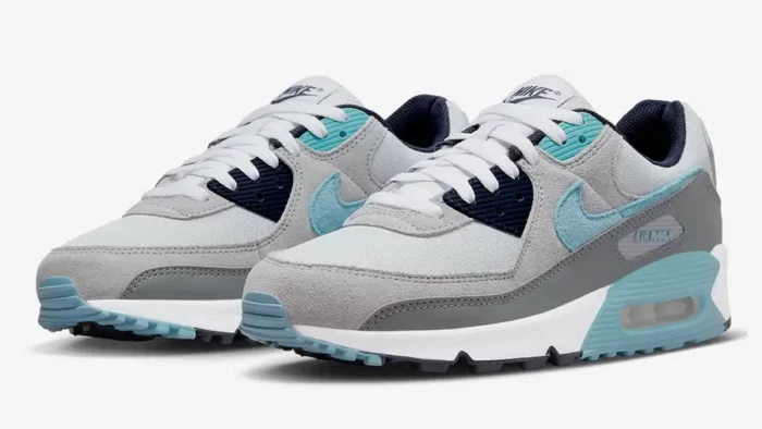 Nike Air Max 90 White Grey Blue