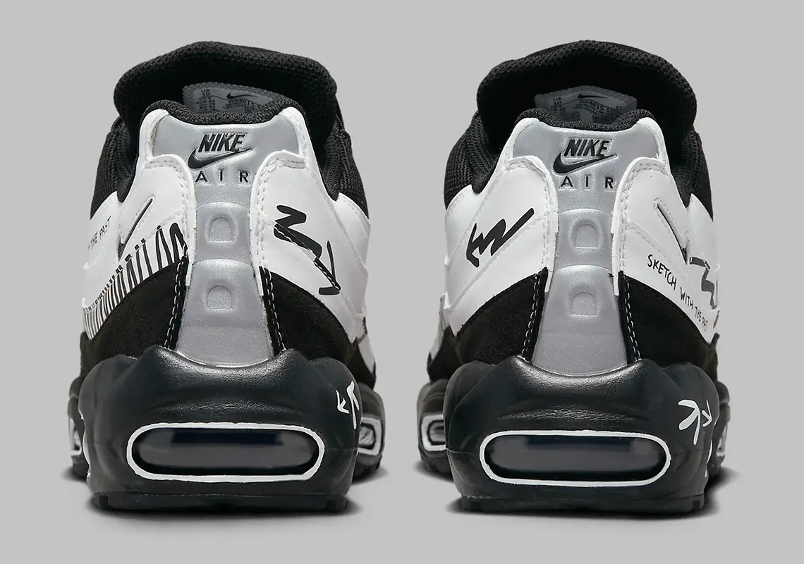 Markers Black Come Nike Air Max 95 Sketch With The Past