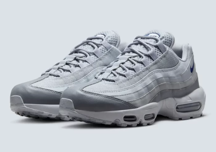 Greyscale Nike Air Max 95 Blue Navy Logos