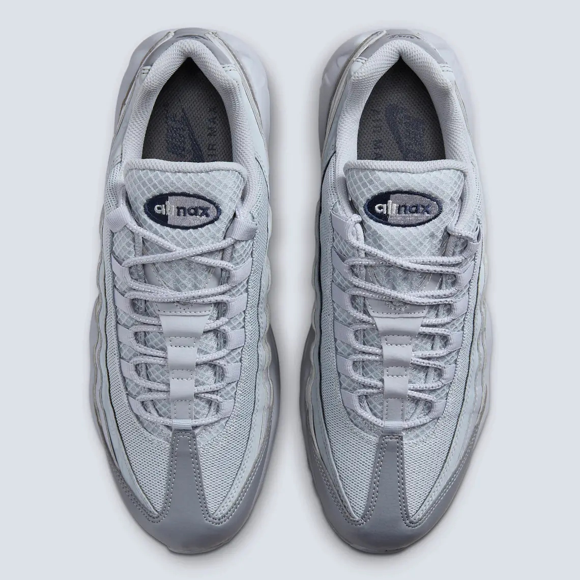 Greyscale Nike Air Max 95 Blue Navy Logos