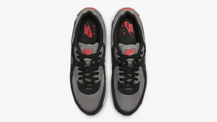 Nike Air Max 90 Black Red Grey
