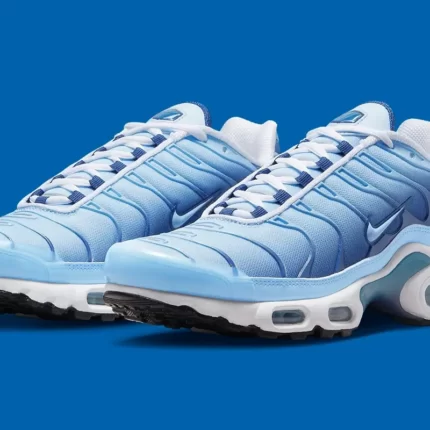 Nike TN Air Max Plus Washes Wave over Blue Gradient