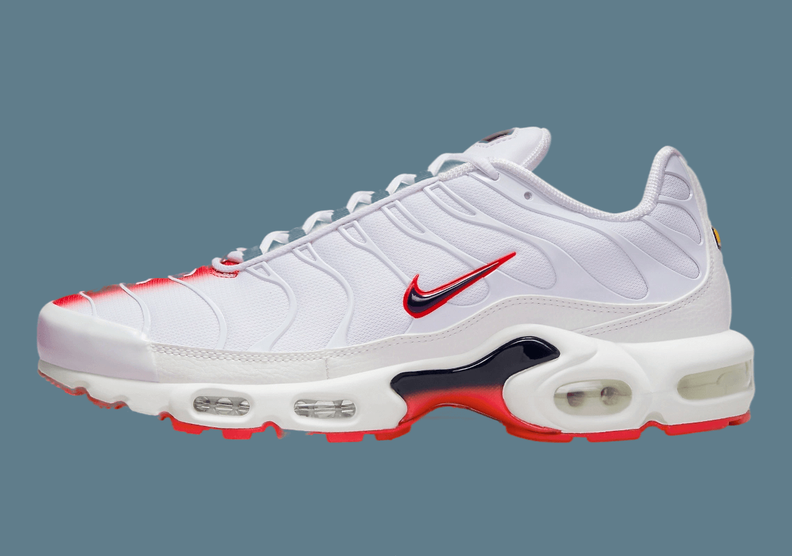 TN Air Max Plus Another White Red and Navy Drop Springtime