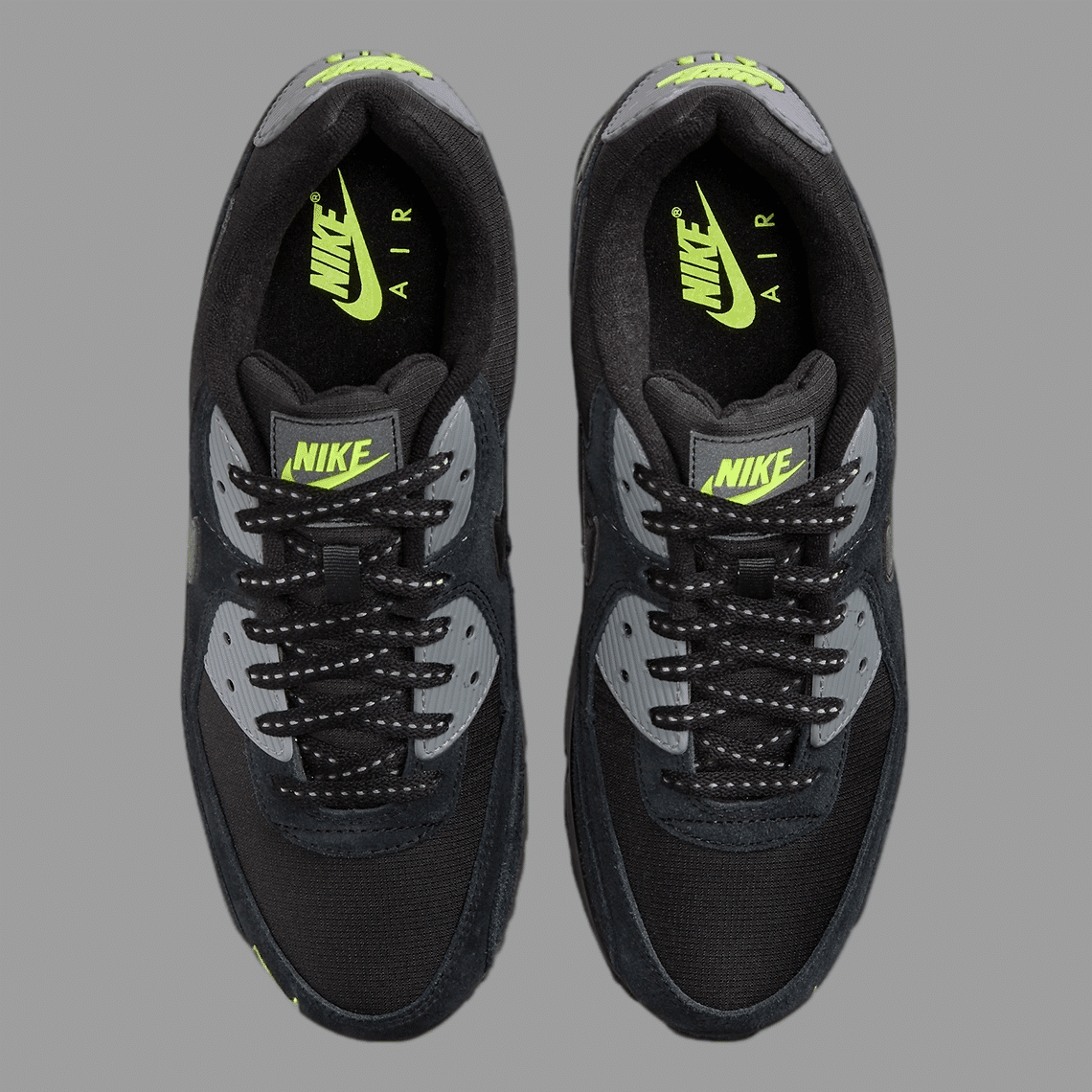 Mix Neon Green And Black Jet Nike Air Max 90