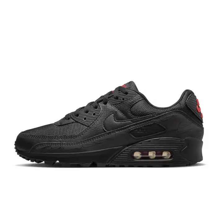 Nike Air Max 90 Black Red Reflective