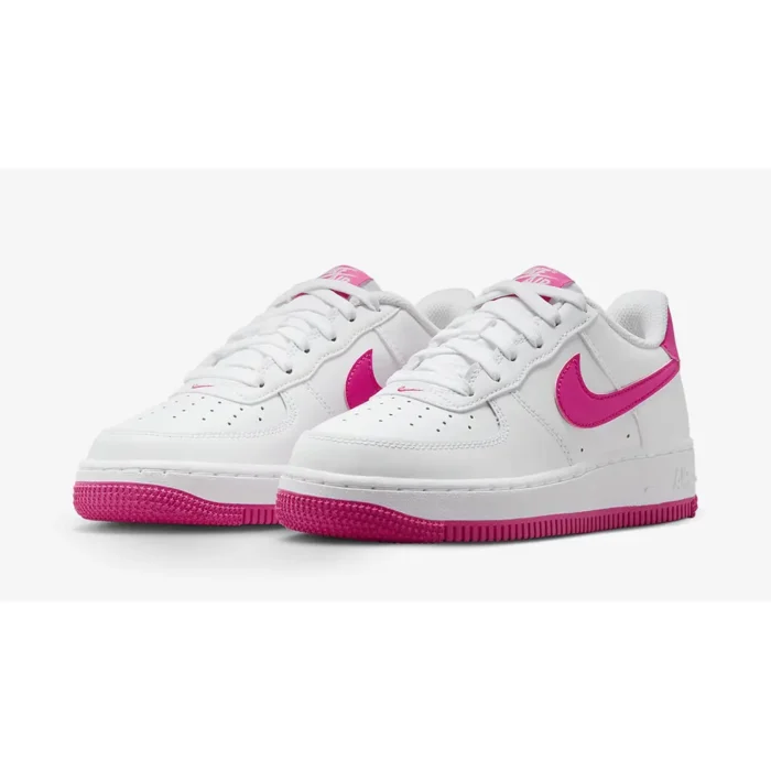 Nike Air Force 1 Low GS White Hot Pink
