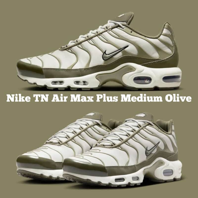 Nike TN Air Max Plus Bone and New Olive 2024