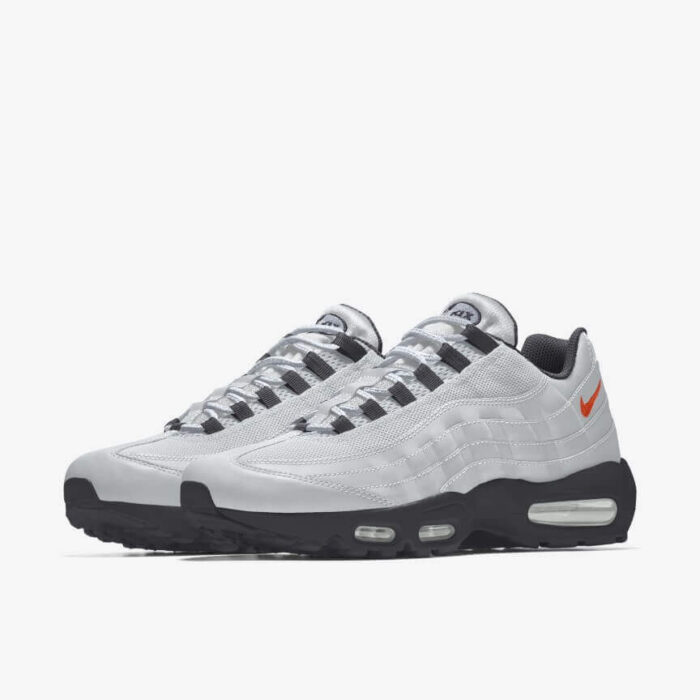 Nike Air Max 95 By You Dust Silver Orange