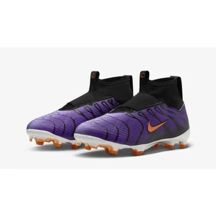 Nike Jr. Mercurial Superfly 9 FG High-Top Football Boot Voltage Purple