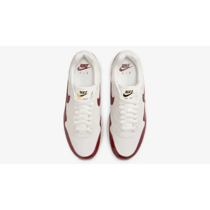 Nike Air Max 1 Sail and Team Red