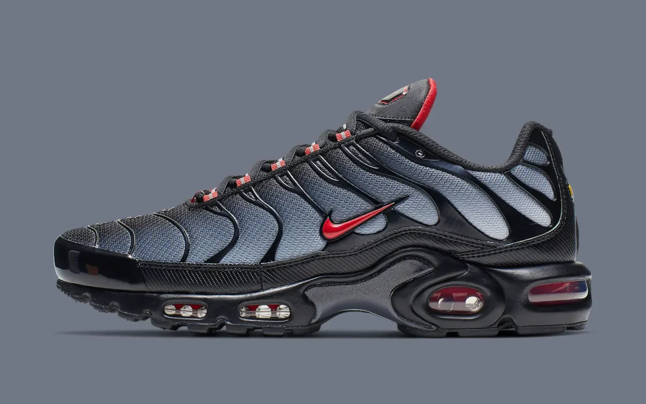 The Nike TN Air Max Plus Black Gradient Red Returns 2024