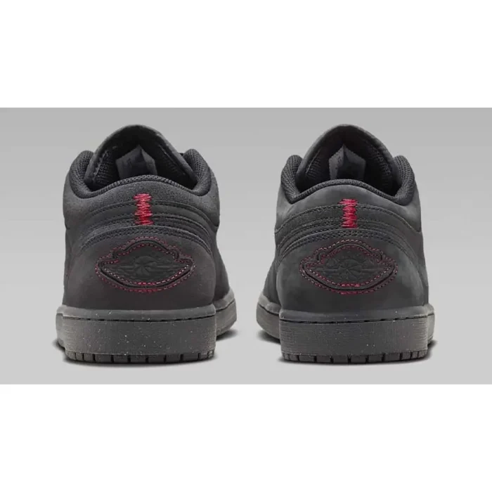 Air Jordan 1 Low Grey Red Stitch