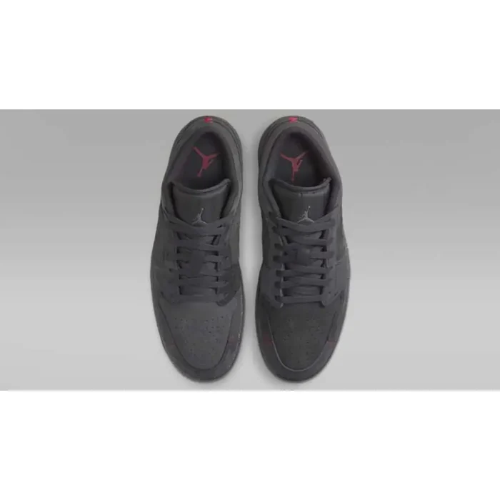 Air Jordan 1 Low Grey Red Stitch