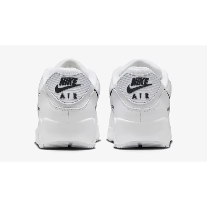 Nike Air Max 90 Outline Swoosh White Black