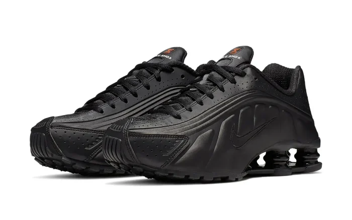 Nike Shox R4 Black Orange Womens