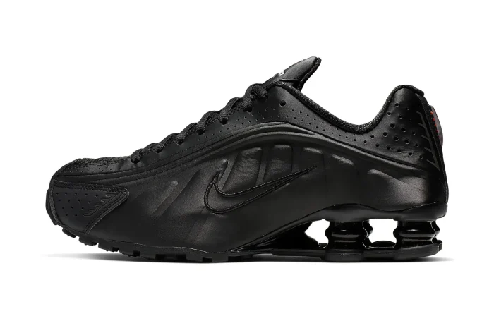 Nike Shox R4 Black Orange Womens