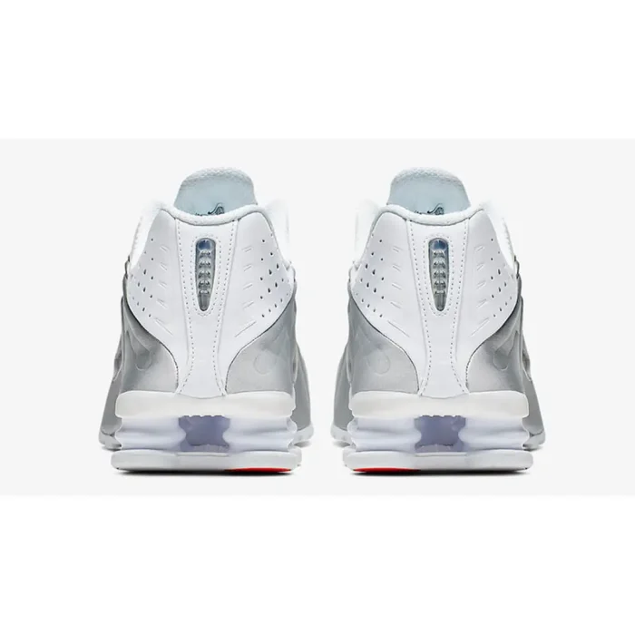 Nike Shox R4 White Metallic Silver