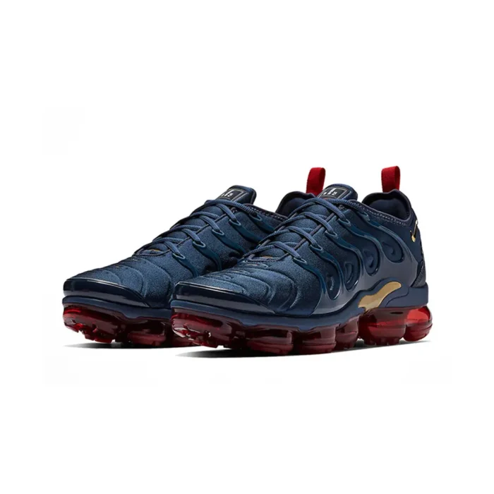 Nike Air VaporMax Plus Navy Gold Red