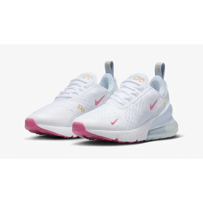 Nike Air Max 270 GS White Blue Tint Pink