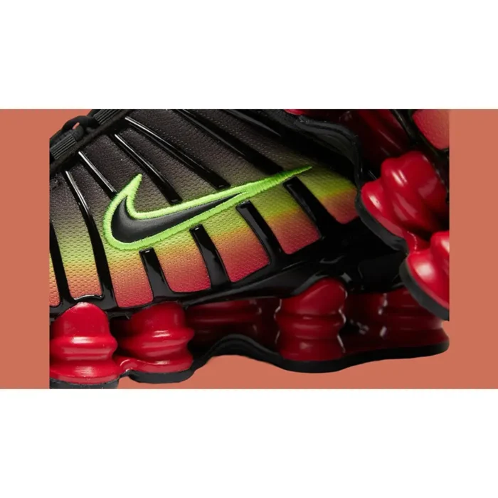 Nike Shox TL Black Volt Fire Red