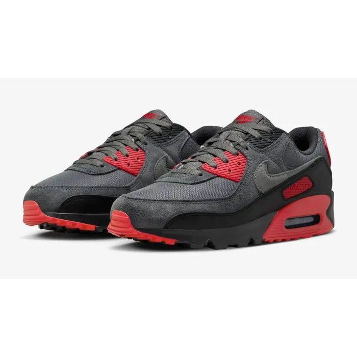 Nike Air Max 90 Grey Black Red