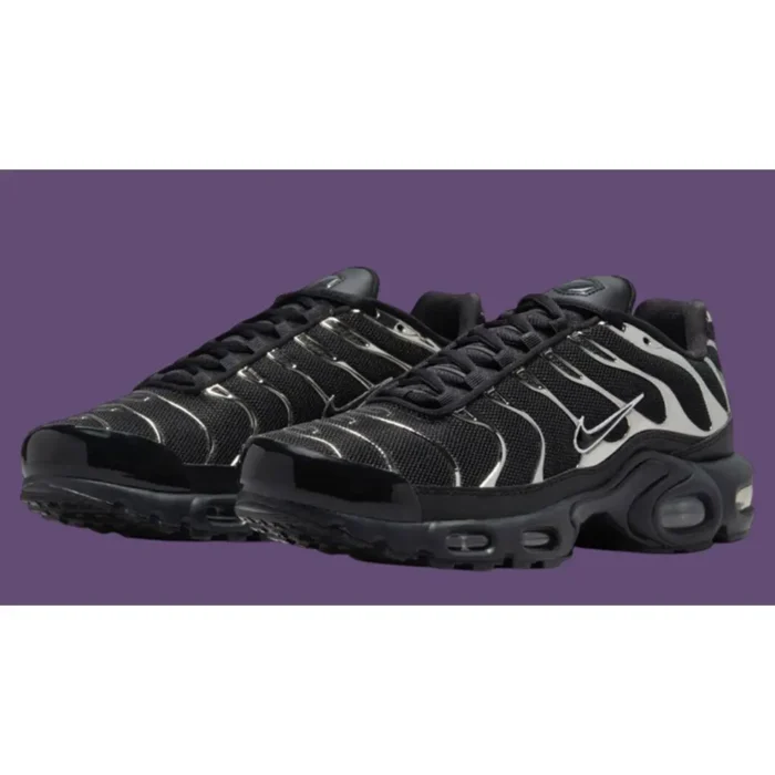 Nike TN Air Max Plus Black Metallic Silver