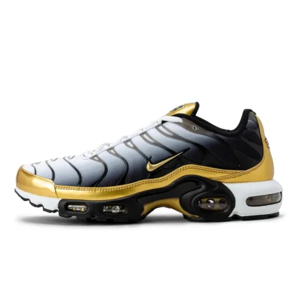 Nike TN Air Max Plus White Metallic Gold Black