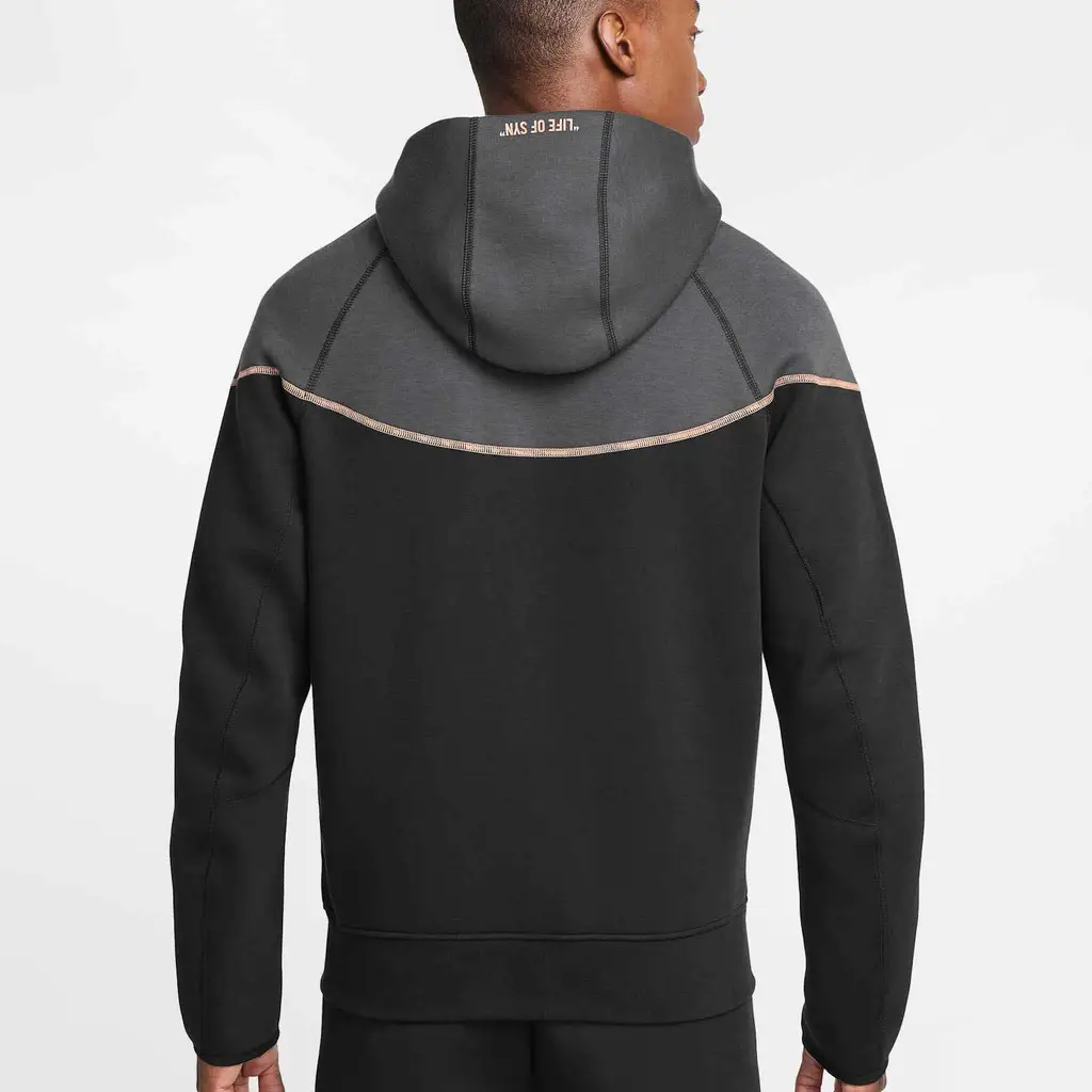 central cee x nike tech fleece windrunner full zip hoodie black back w1024 h1024.jpg