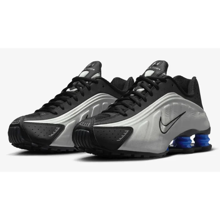 Nike Shox R4 Metallic Silver Black