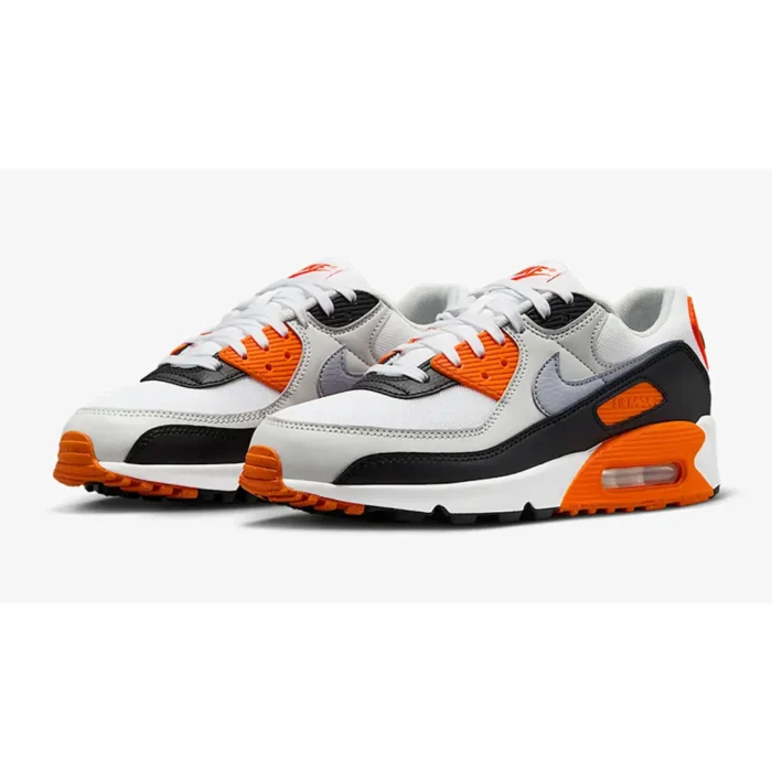 Nike Air Max 90 White Black Orange