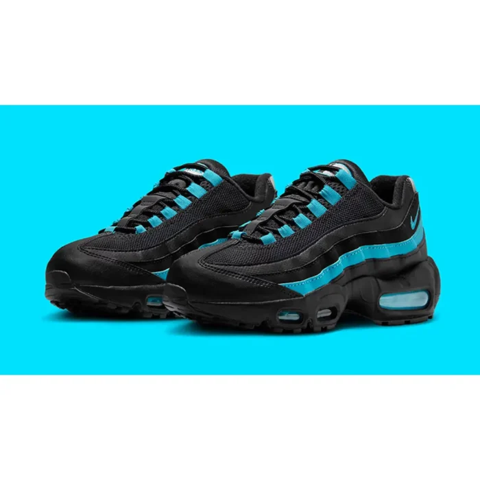 Nike Air Max 95 Recraft GS Black Aqua