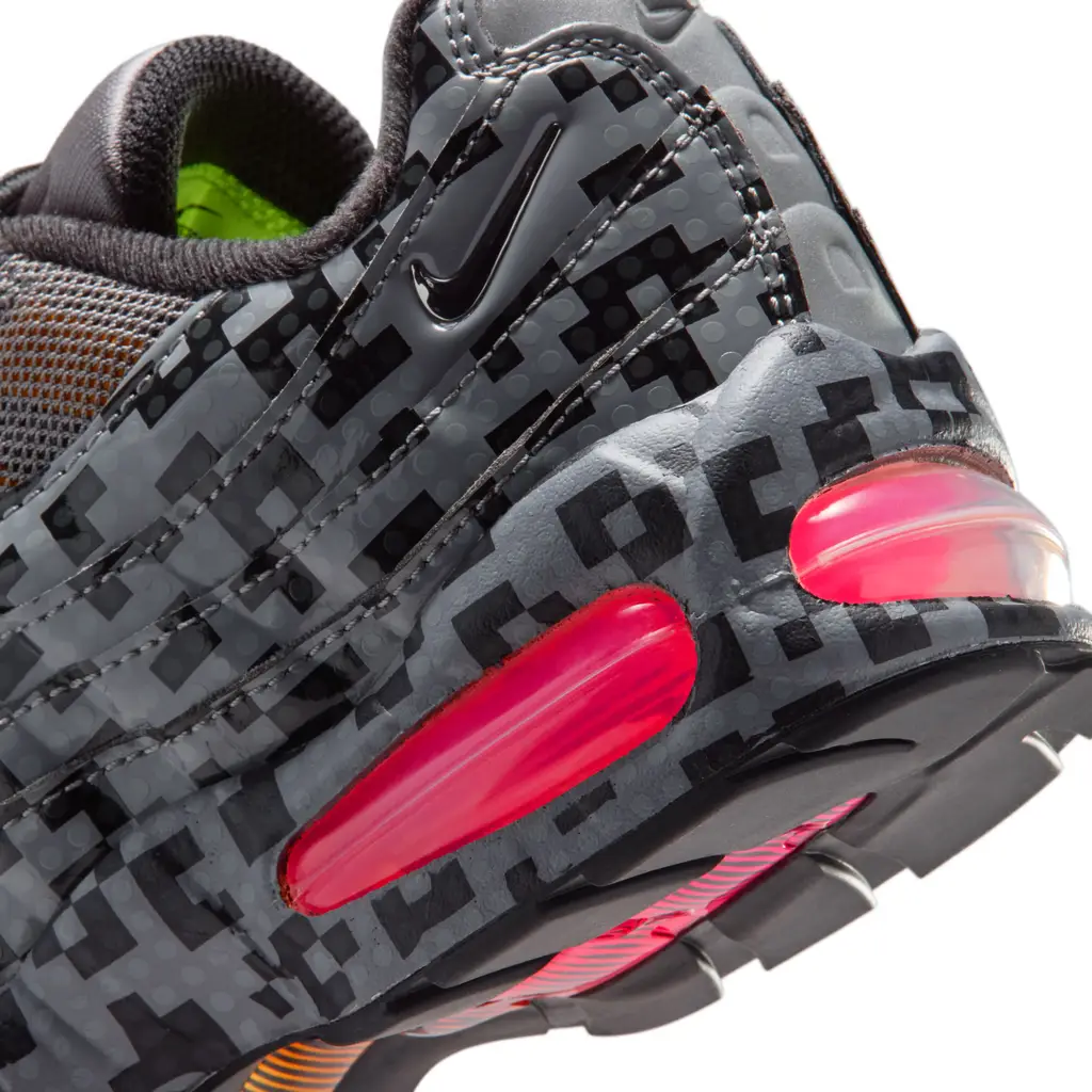 LEGO x Nike Air Max 95 GS Pixel Grey Black LEGO x Nike Air Max 95 GS Pixel Grey Black