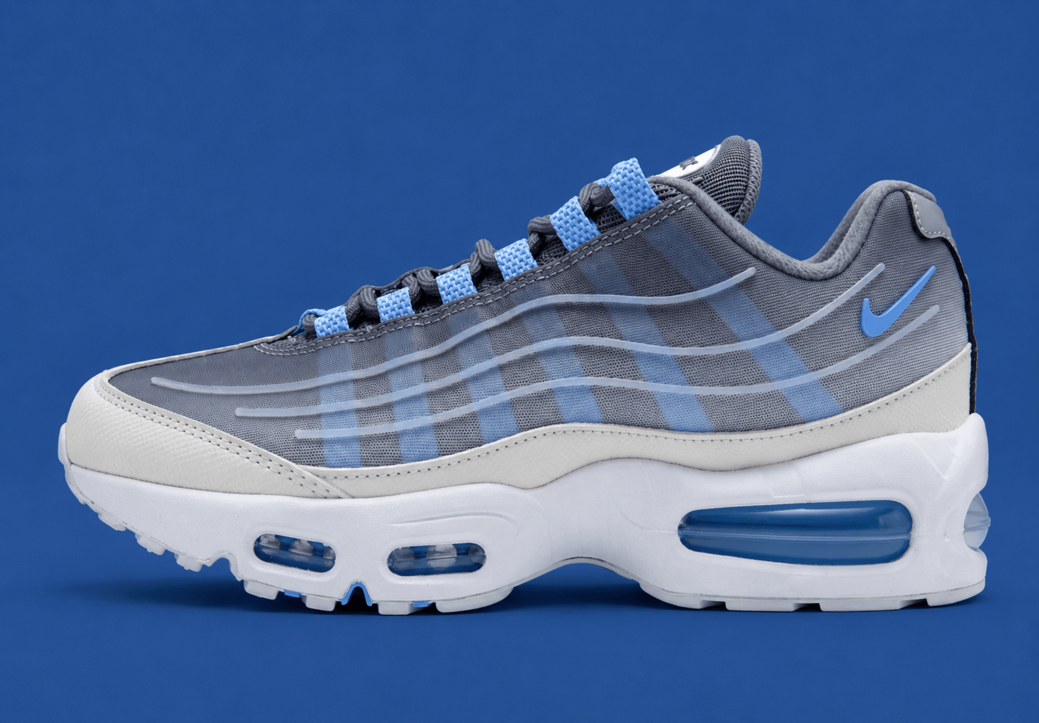 Nike Air Max 95 Tech “Smoke Grey/Football Blue” Brings an Icy New Look Nike Air Max 95 Tech “Smoke Grey/Football Blue” Brings an Icy New Look