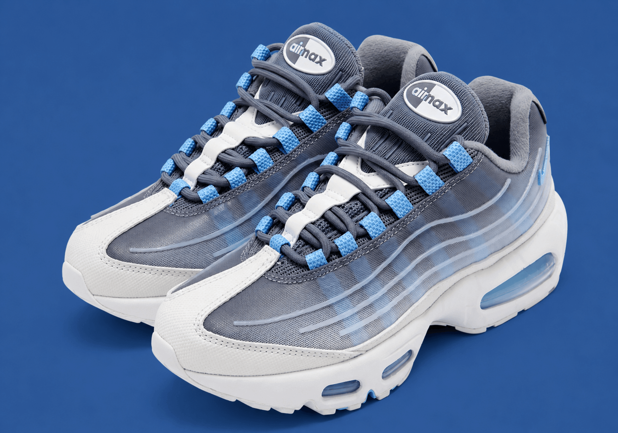Nike Air Max 95 Tech “Smoke Grey/Football Blue” Brings an Icy New Look Nike Air Max 95 Tech “Smoke Grey/Football Blue” Brings an Icy New Look