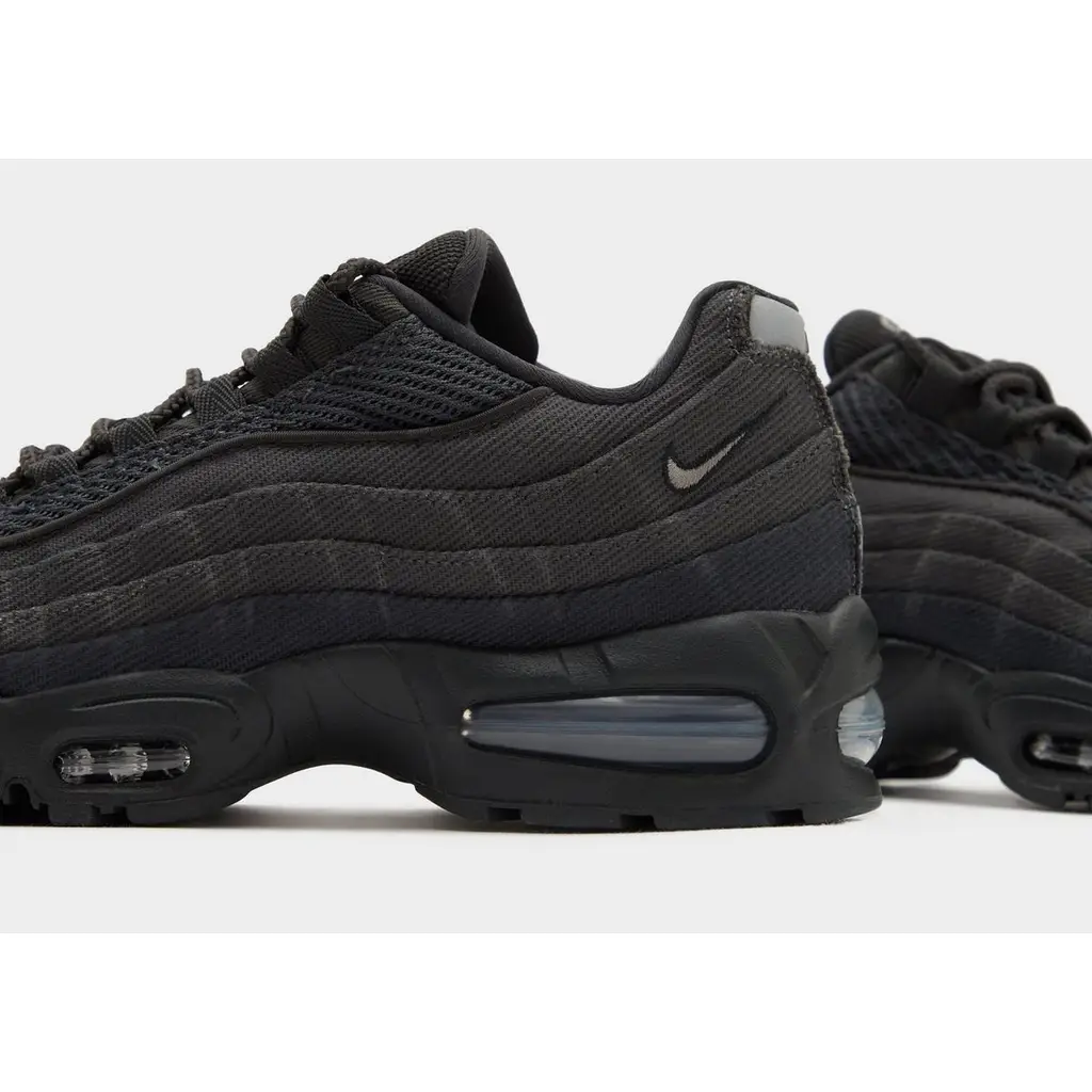 Nike Air Max 95 Black Swoosh Grey Nike Air Max 95 Black Swoosh Grey
