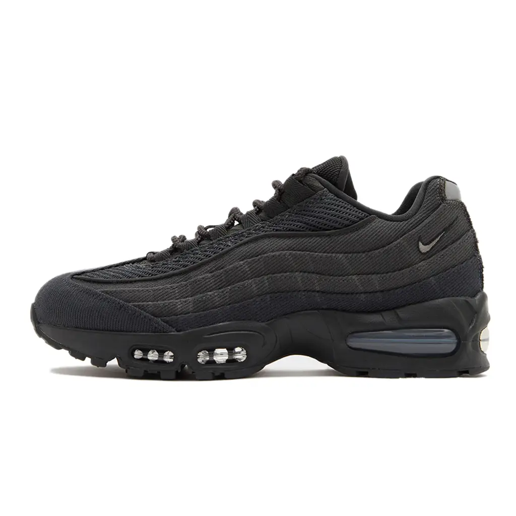 Nike Air Max 95 Black Swoosh Grey Nike Air Max 95 Black Swoosh Grey